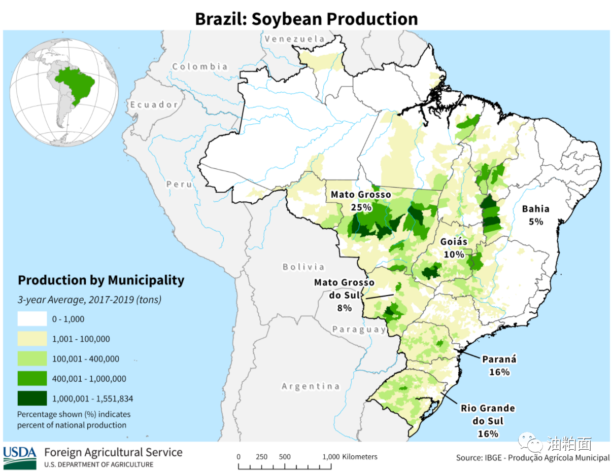 巴西大豆最新种植进度及天气情况